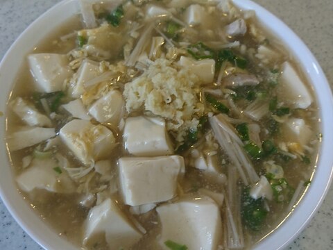 豆腐とえのきと豚肉のトロトロ煮込みスープ